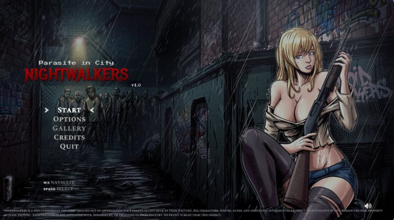 【PC/生肉/动作/ACT游戏/440M】 寄生虫城市：夜行者 （Parasite in City Nightwalkers） Ver1.05 生肉版+动作ACT游戏+440M