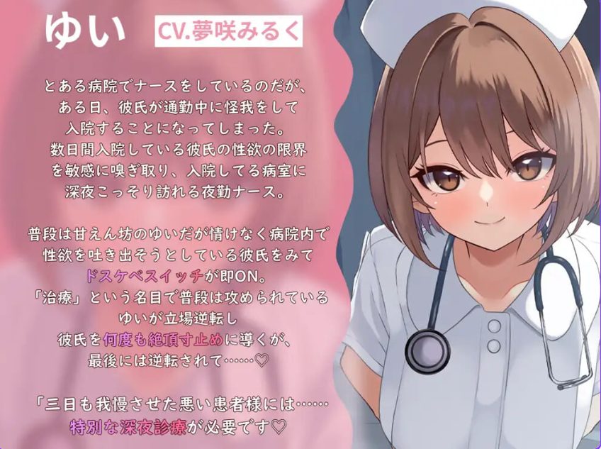 【PC/汉化/日式/SLG游戏/320M】 夜班护士的诊疗，人家会全部帮你看着哦♡- Ver26.01.13 正式版+日式SLG游戏+320M