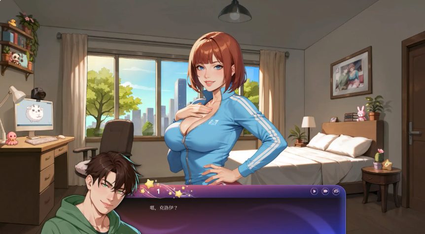 【PC/官中/日系/SLG游戏/1.51G】我的纸片人老婆直播爆红了 (My Waifu\'s Stream is Going Viral) 官方中文版+日系SLG游戏+1.51G