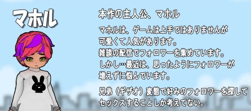 【PC/官中/日式/SLG游戏/1.90G】 主播兄弟NTR （二人は配信者~NTR） Ver1.1.0 官中版+存档+日式SLG游戏+1.90G